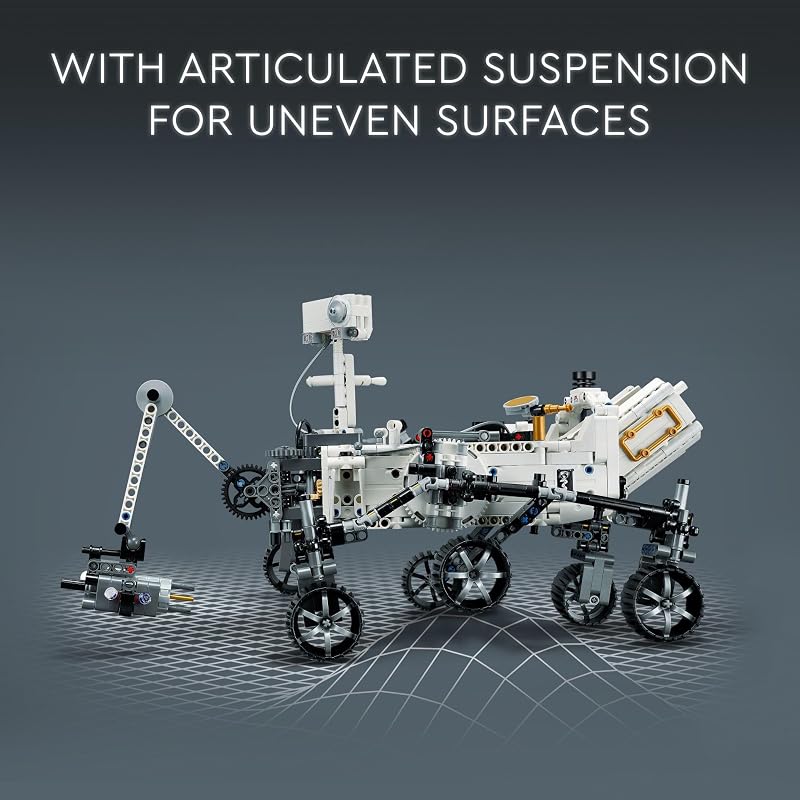 LEGO Technic NASA Mars Rover Perseverance Building Toys STEM Model Kit for Boys Girls Ages 10 Years Gifts for Birthdays Detailed Set for Display 42158