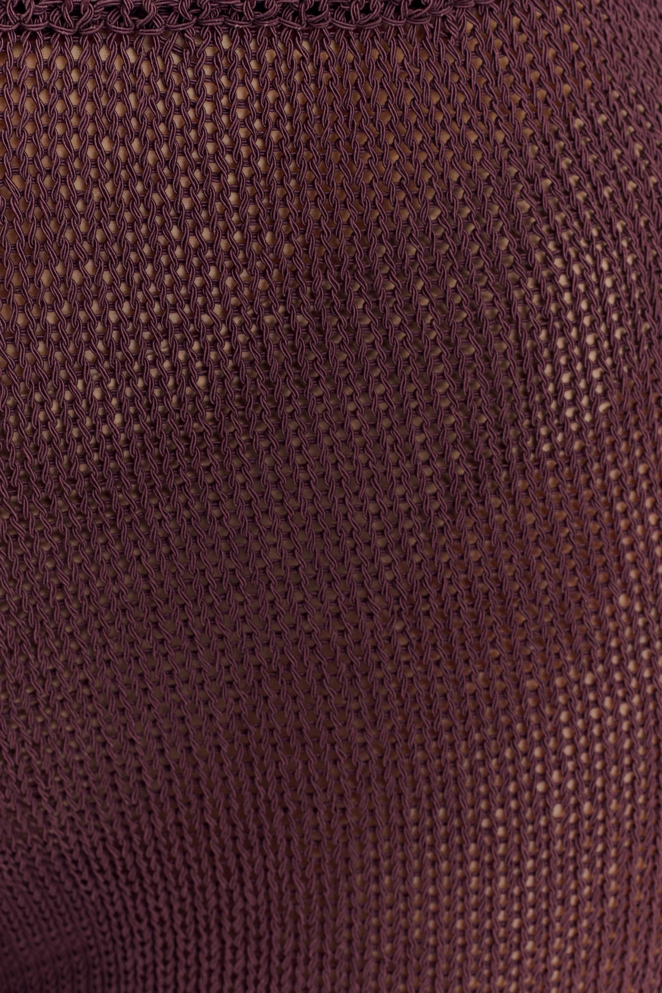 Malani Wide Leg Knit Pants Chocolate
