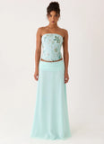 Natalya Maxi Skirt Pistachio