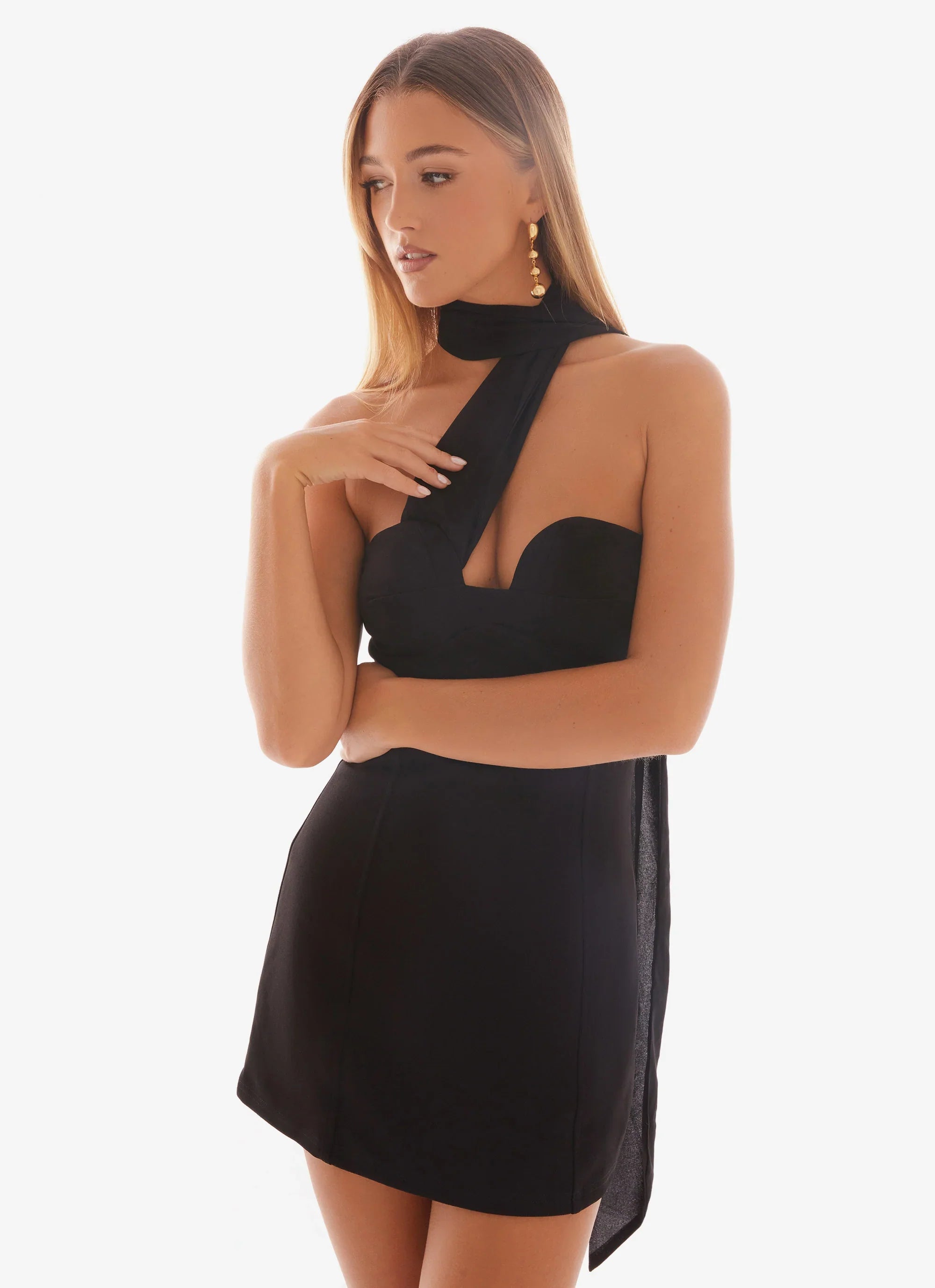 Sirena Mini Dress Black