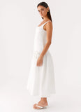Esmerelda Midi Dress White