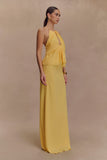 Katalina Chiffon Maxi Skirt Butterscotch