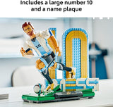 LEGO Editions Lionel Messi Soccer Legend Building Set for Boys Girls Ages 12 Collectible Soccer Gift with Plaque Kids Bedroom or Shelf Decor 43015