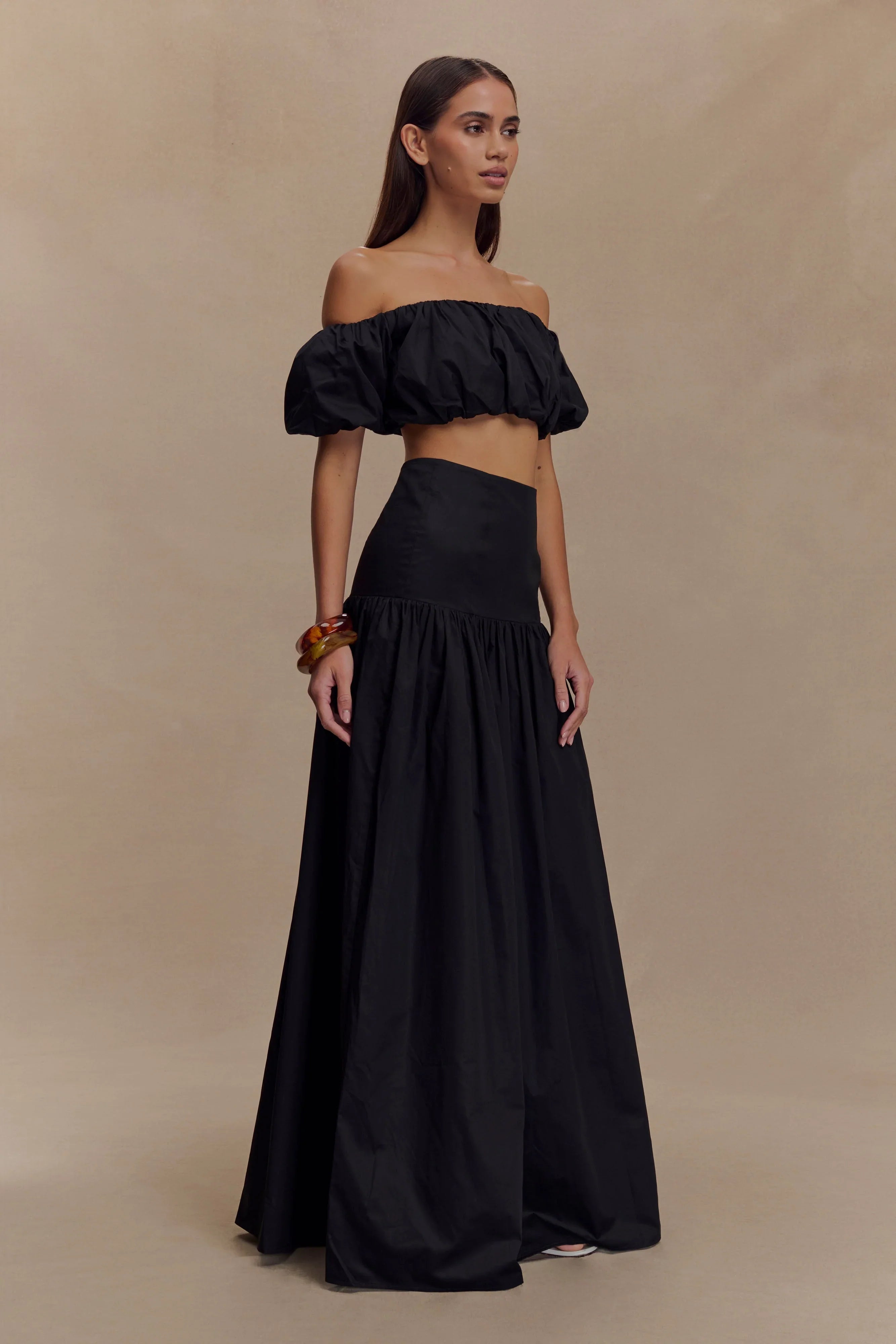 Autumn Maxi Skirt Black