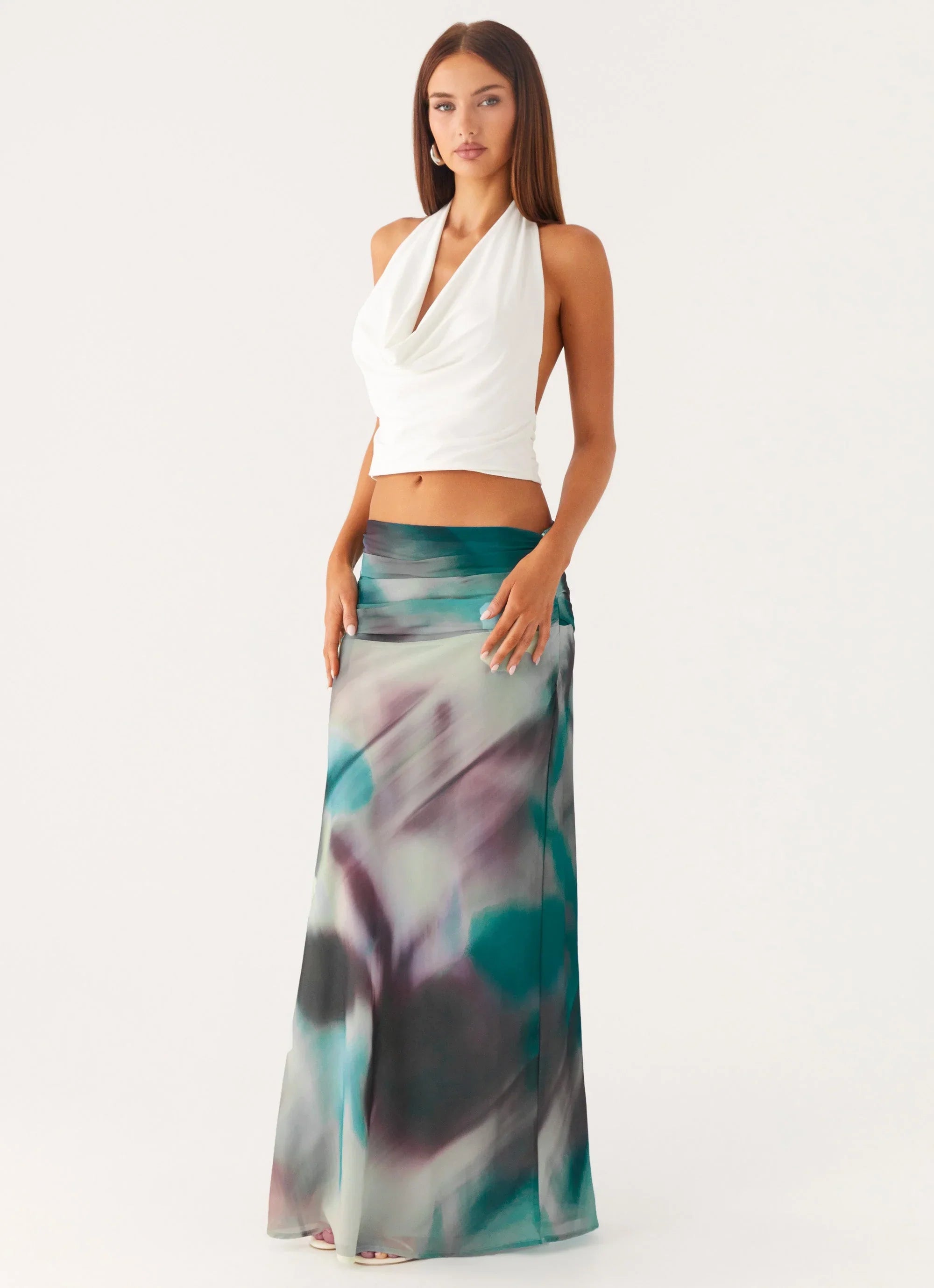 Rimi Maxi Skirt Sea Splash