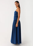 Carmel Denim Maxi Dress Indigo