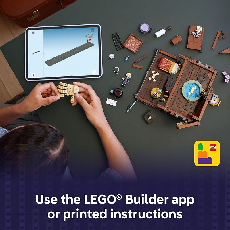 LEGO Wednesday Things Apartment Building Toy Transforming Trunk Playset W Poseable Thing Enid Sinclair Minidoll Wednesday Merch for Girls Boys Ages 10 Gift Idea for Birthdays 76785