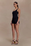 Blanca Stretch Crepe Cami Top Black