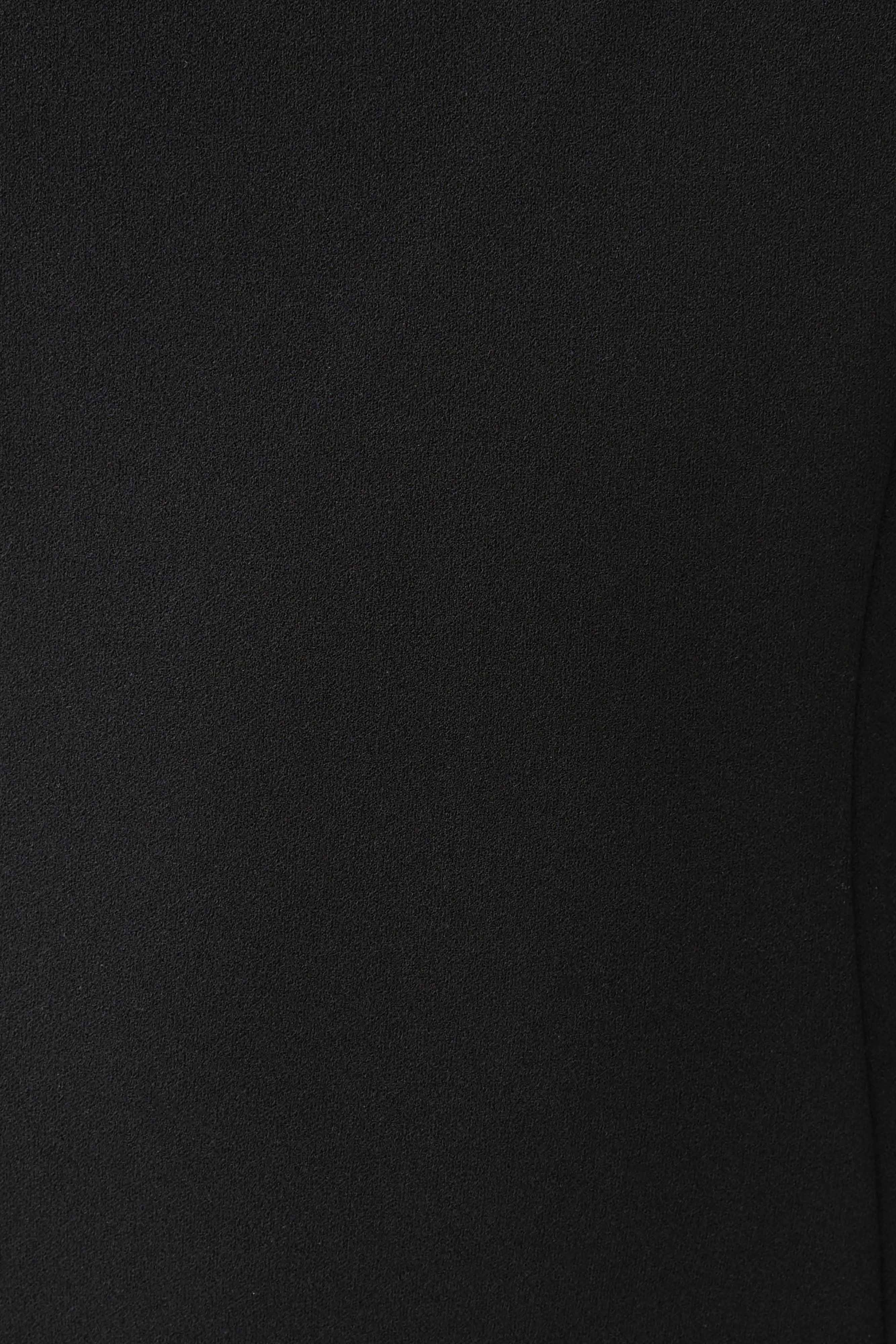 Briella V Neck Suiting Maxi Dress Black