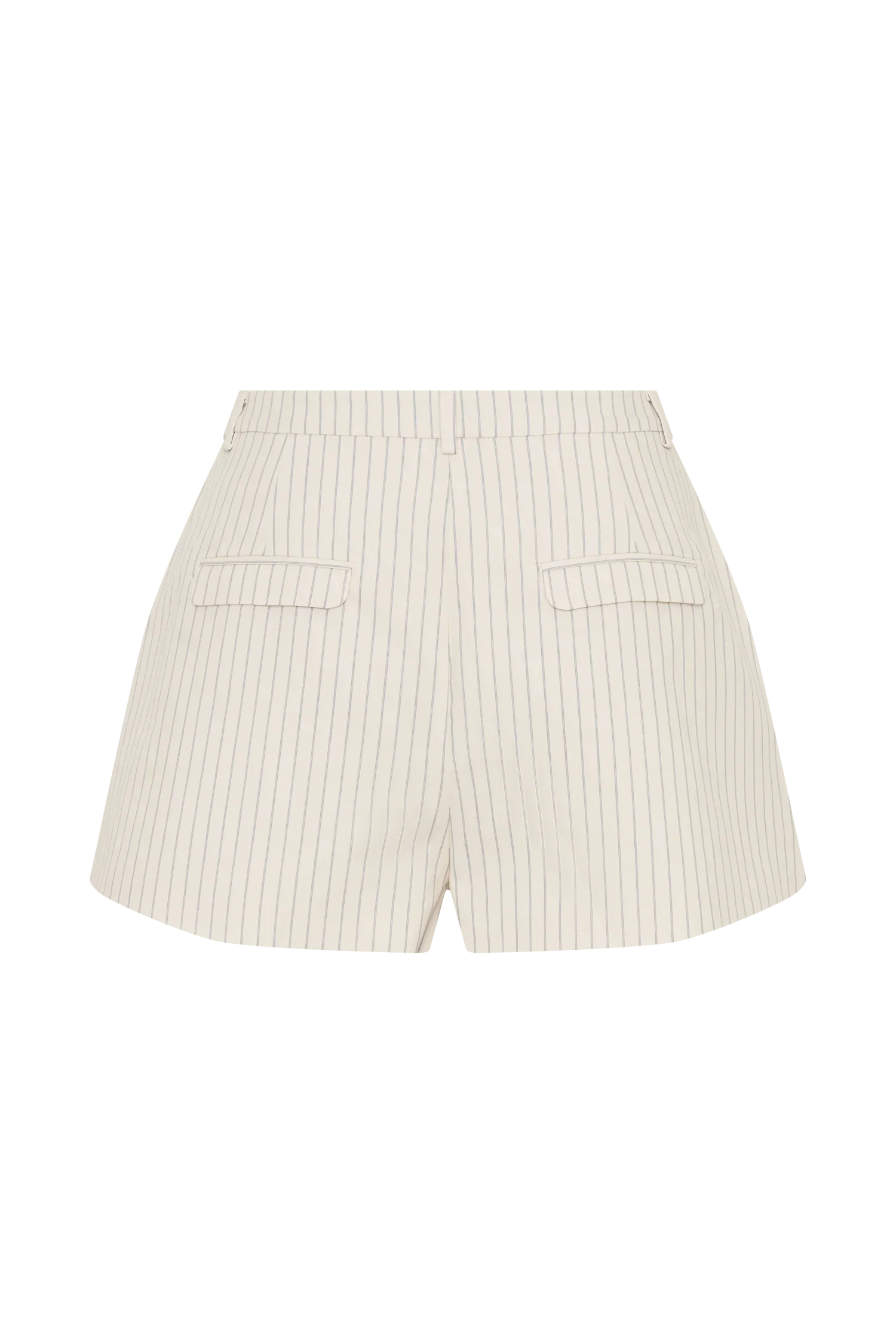 Alina Pintuck Cotton Shorts Stripe
