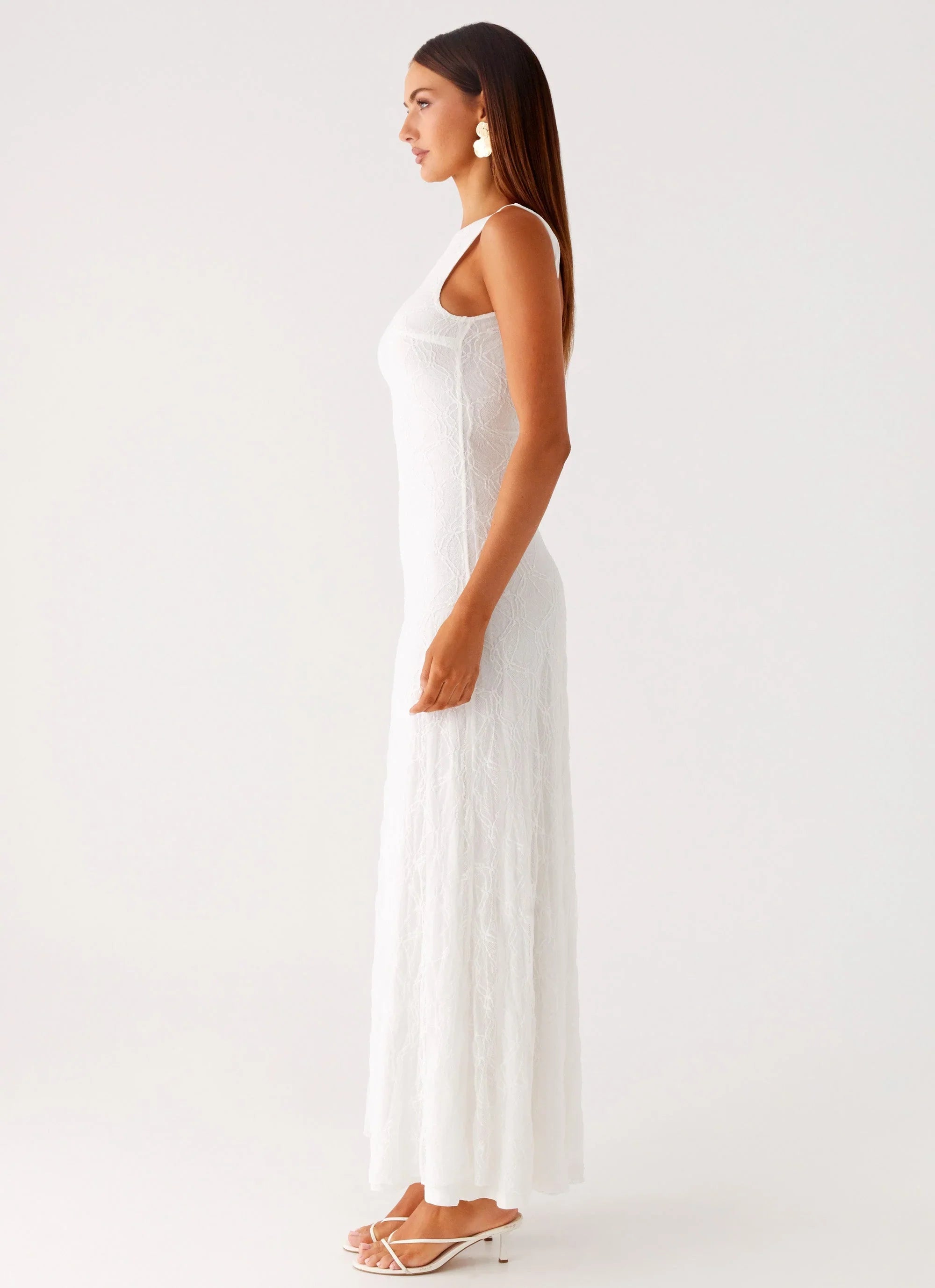 Embrace The Sun Maxi Dress White