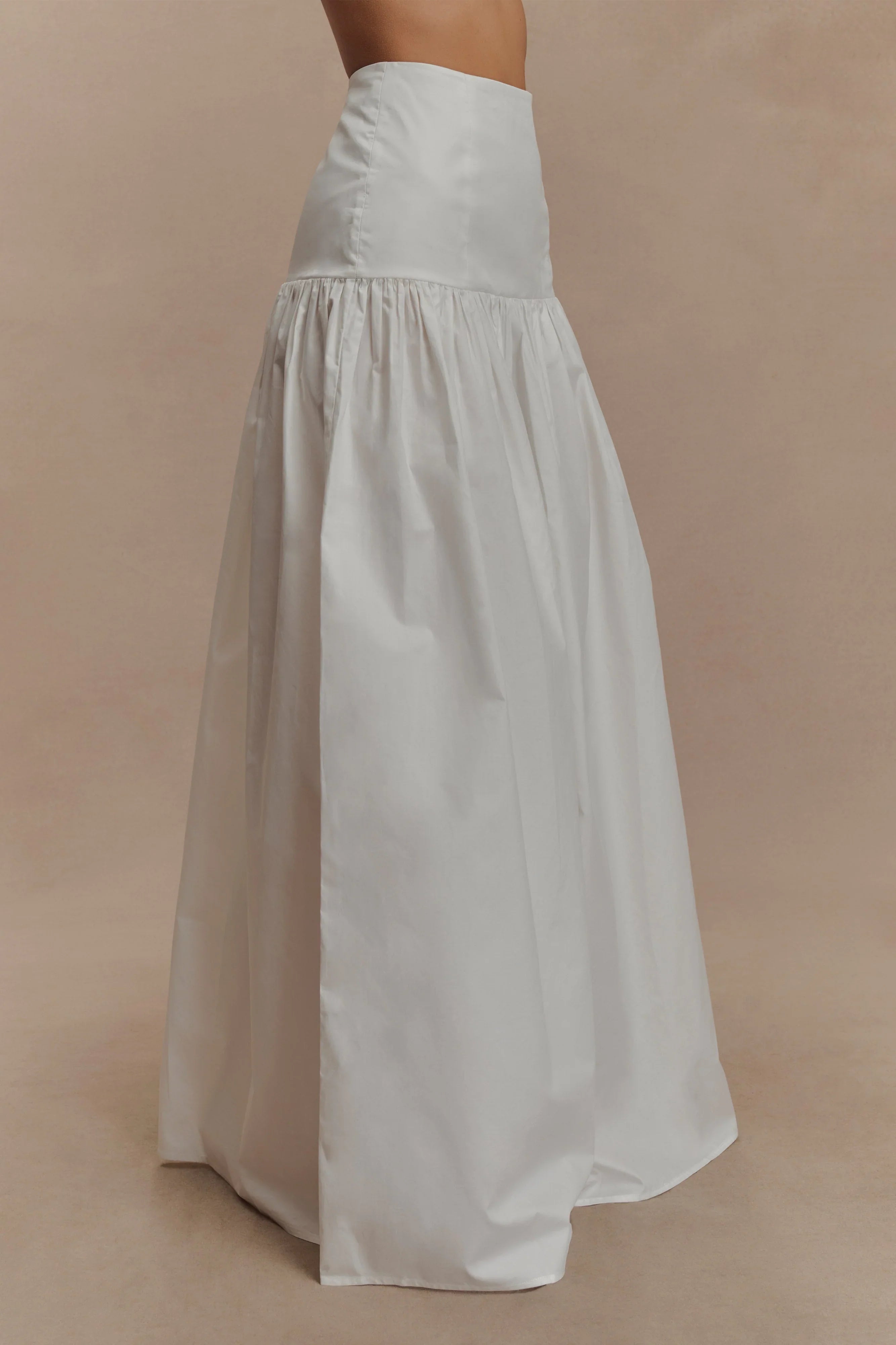 Autumn Maxi Skirt White