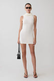 Amilee Scarf Knit Mini Dress Ivory