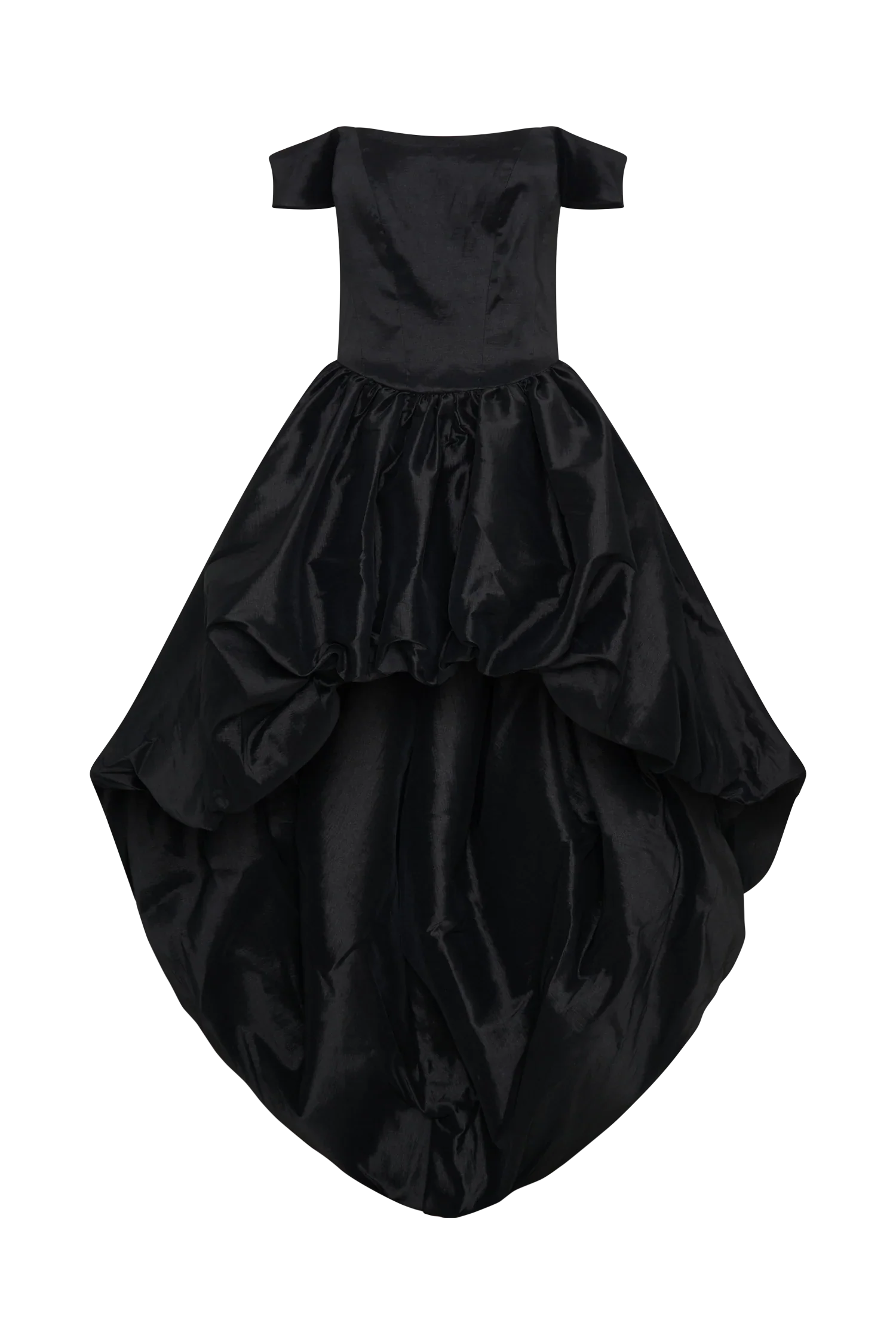 Amelia Bubble Maxi Dress Black