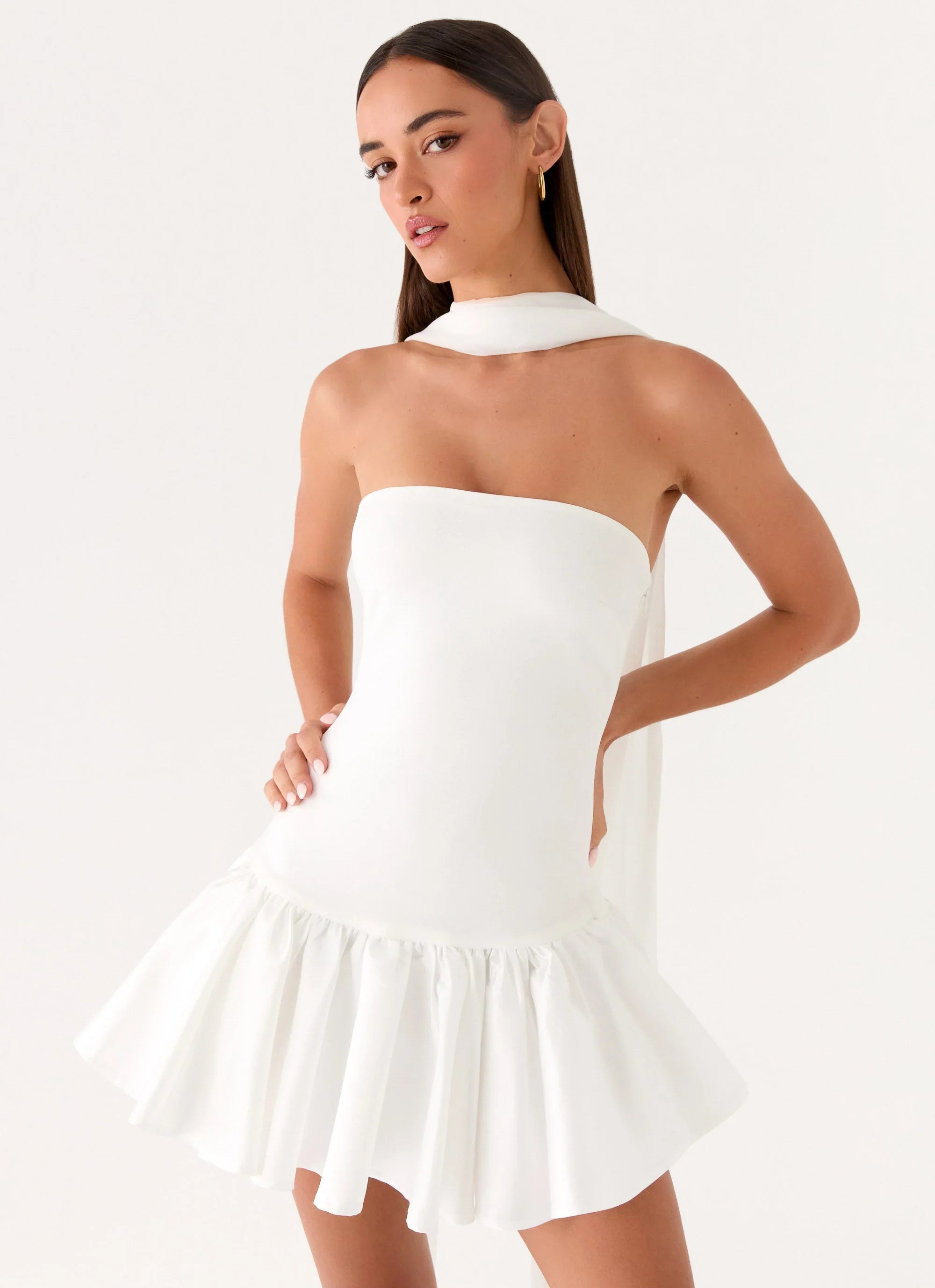 Ros Mini Dress White