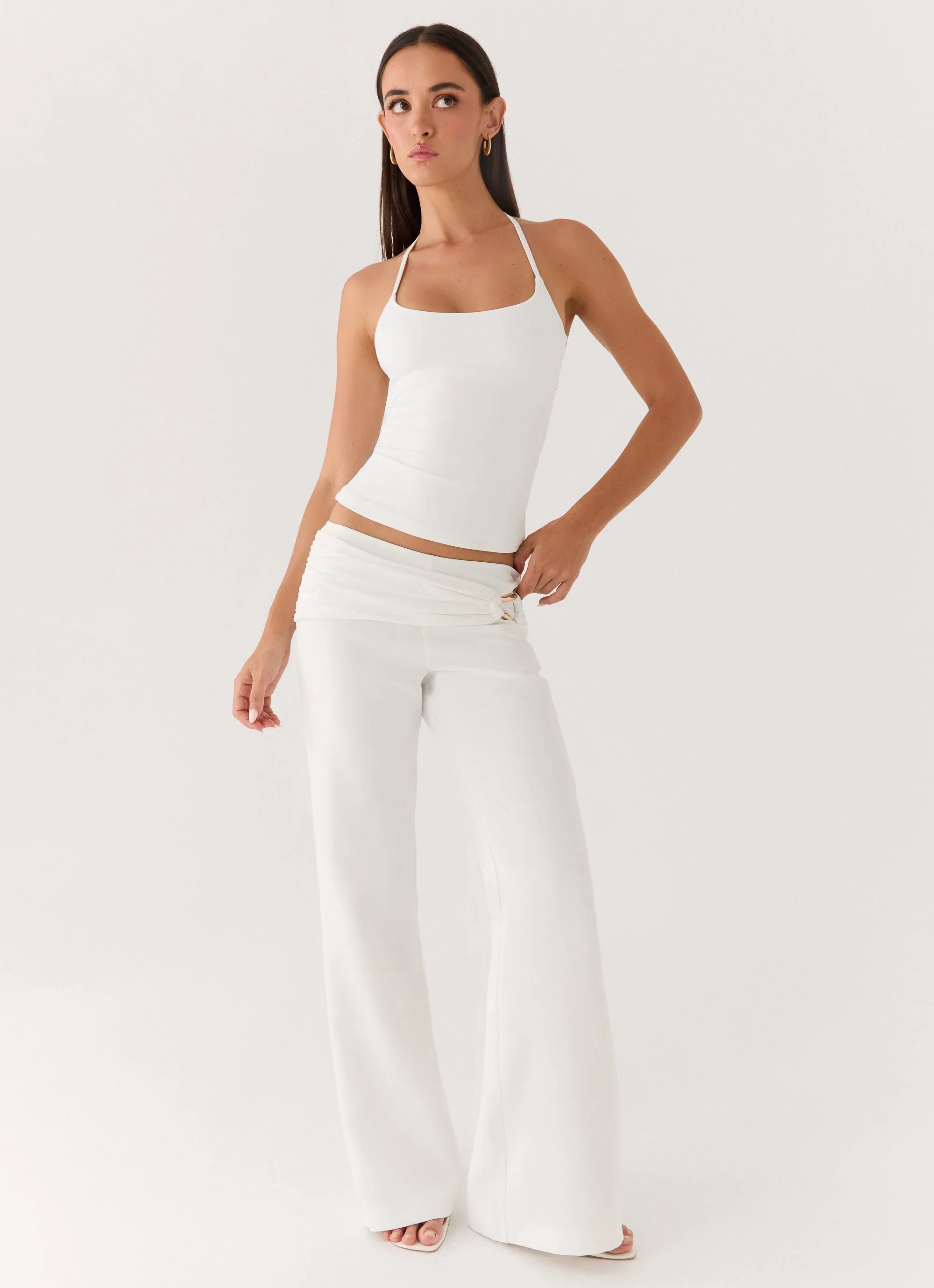 Shaniqua Pant White