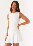 Kelda Mini Dress White