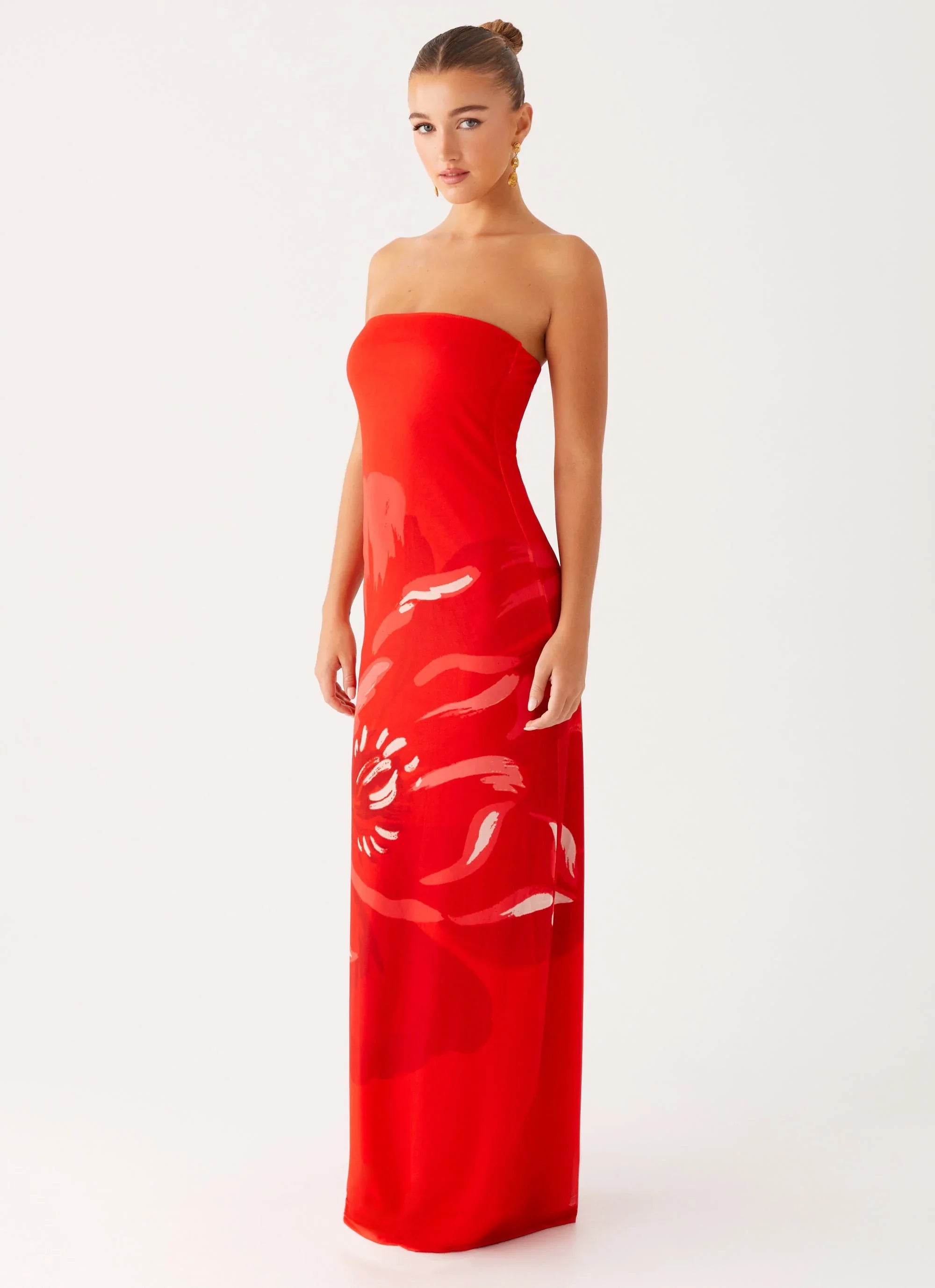 Fabian Maxi Dress Red