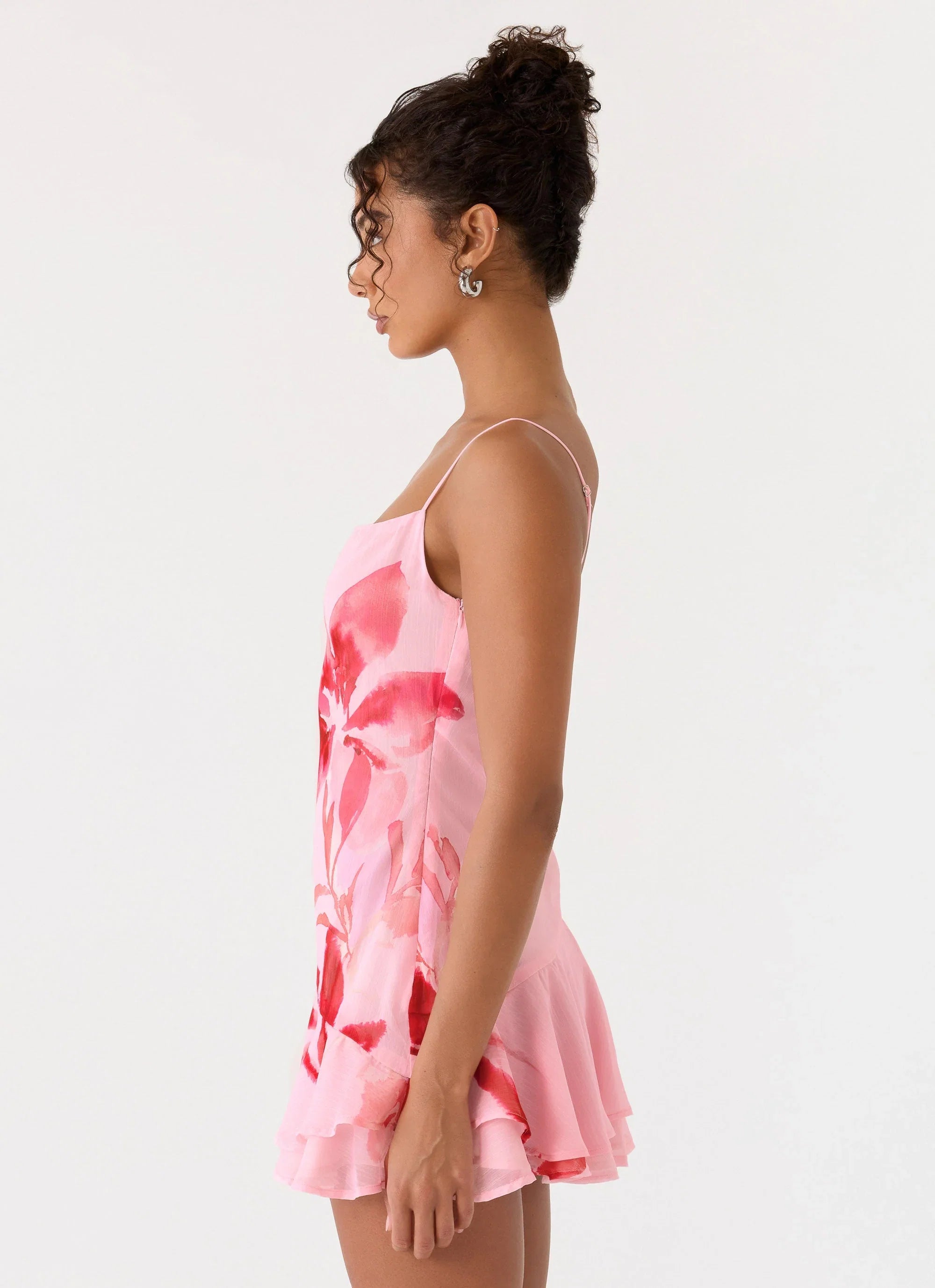Marisolana Mini Dress Pink Petal