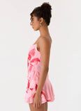 Marisolana Mini Dress Pink Petal