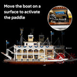 LEGO Ideas River Steamboat Building Set Room Decor for Men and Women Boat Model Building Kit for Adults Ages 18 Arts Crafts Display for Bedroom or Office Gift Idea for Birthdays 21356