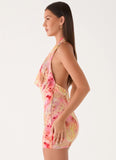Jonna Mini Dress Botanic Cheetah