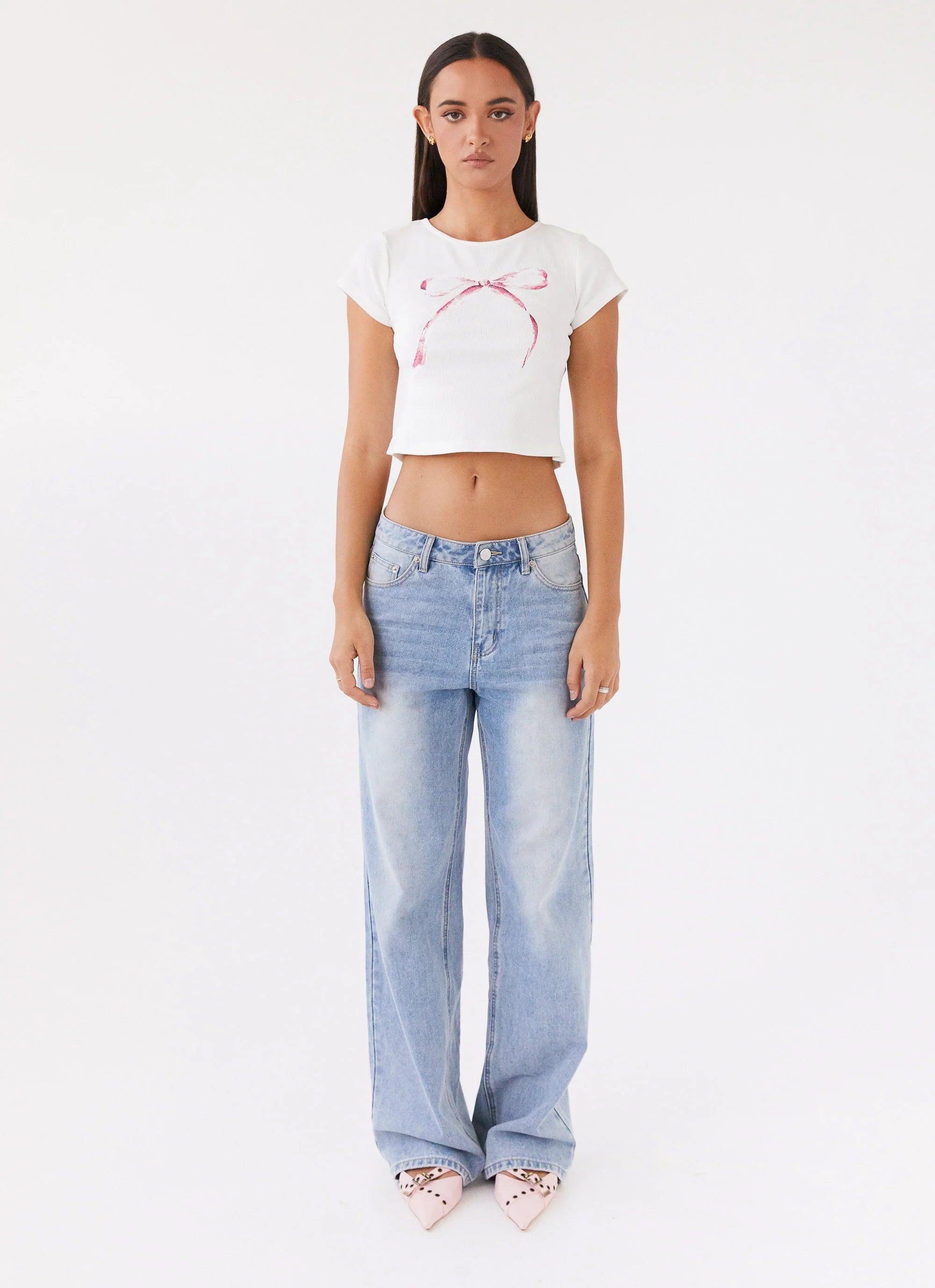 Rosalind Baby Tee White