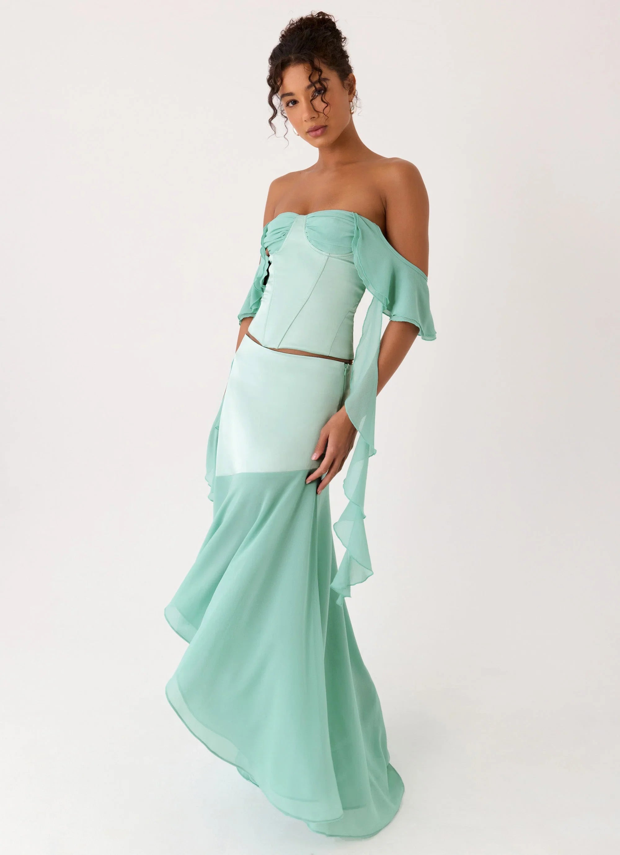 Deenesa Maxi Skirt Mint