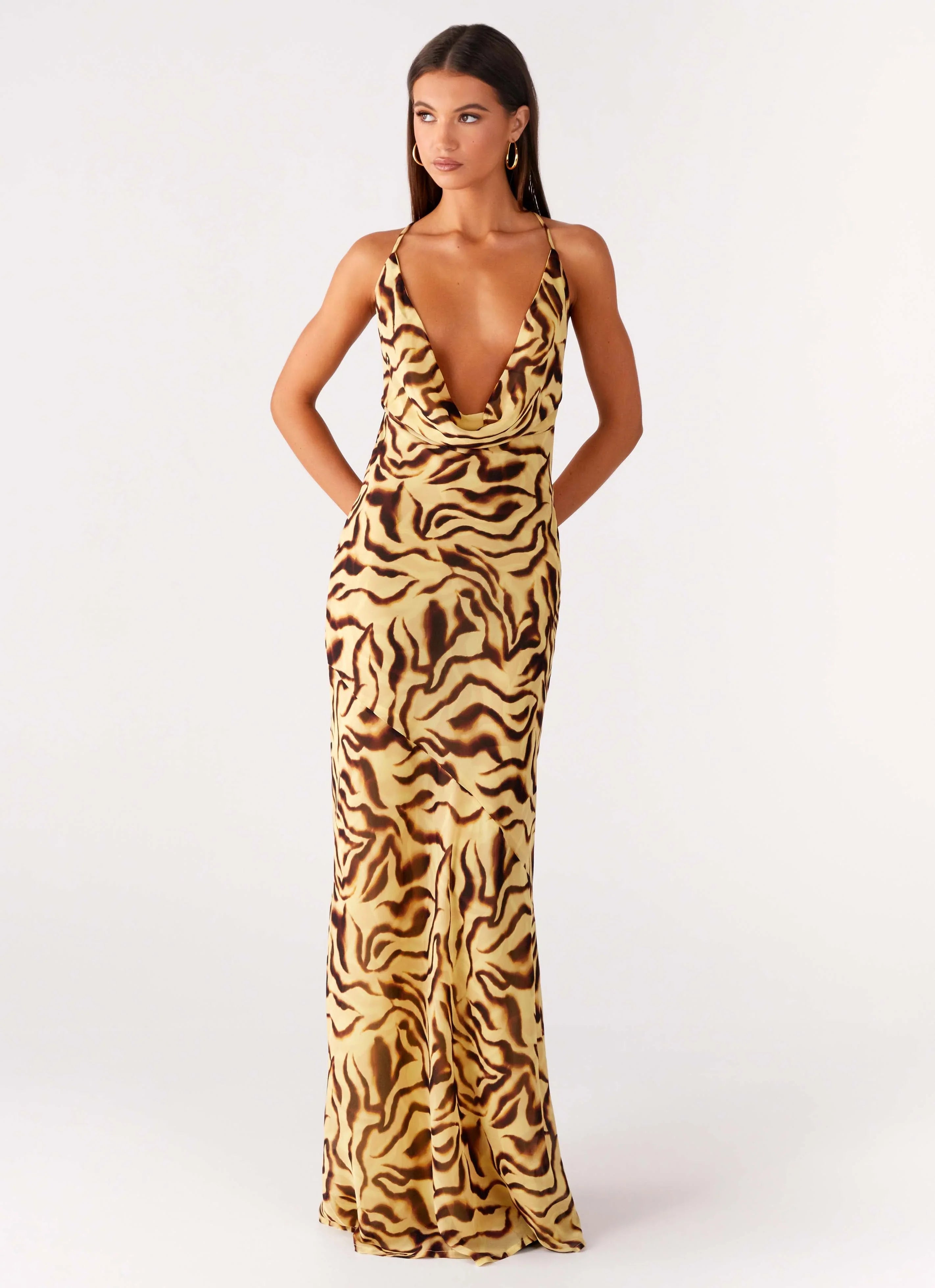 Viva Lune Maxi Dress Laguna Print
