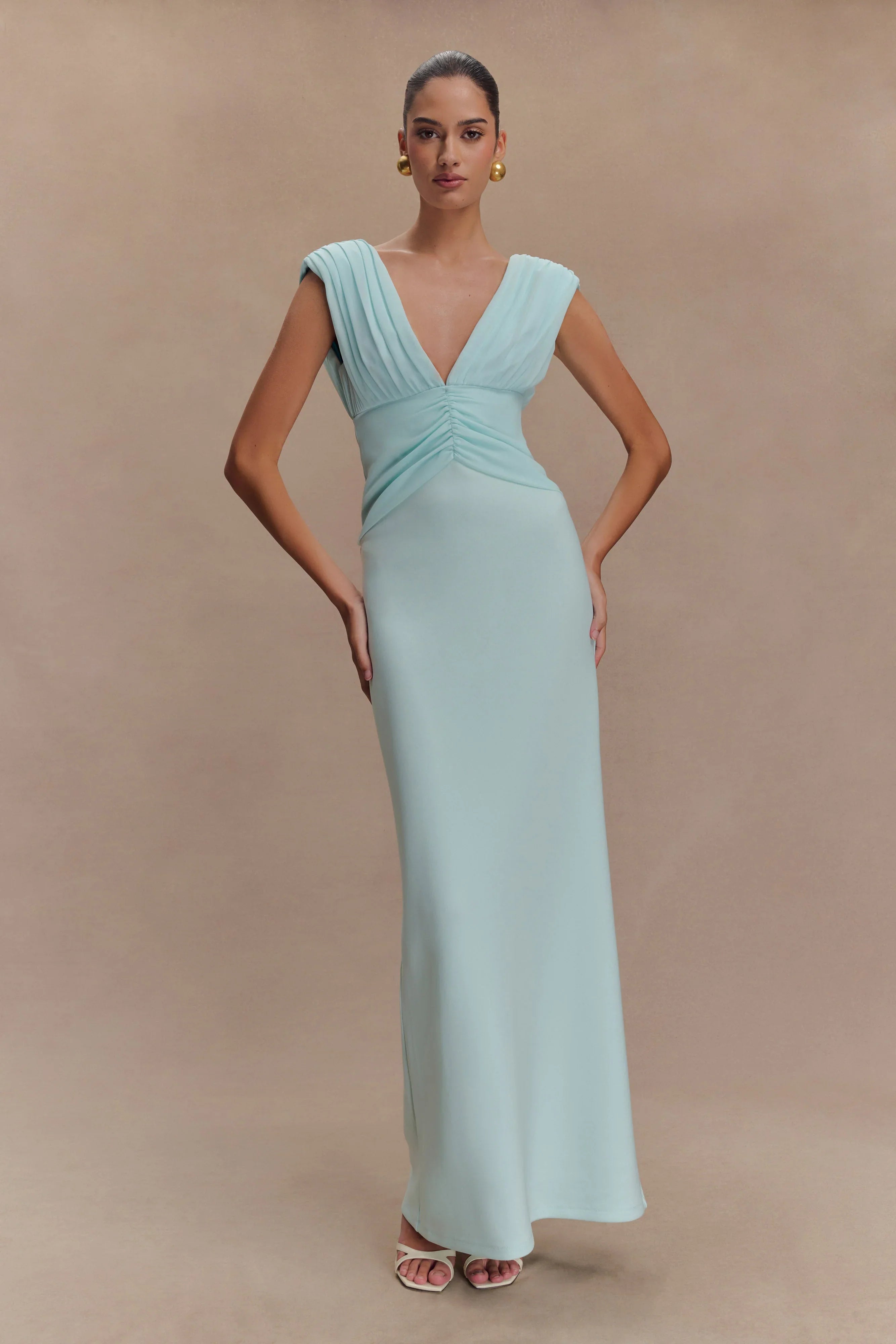 Monique Maxi Dress Ice Blue