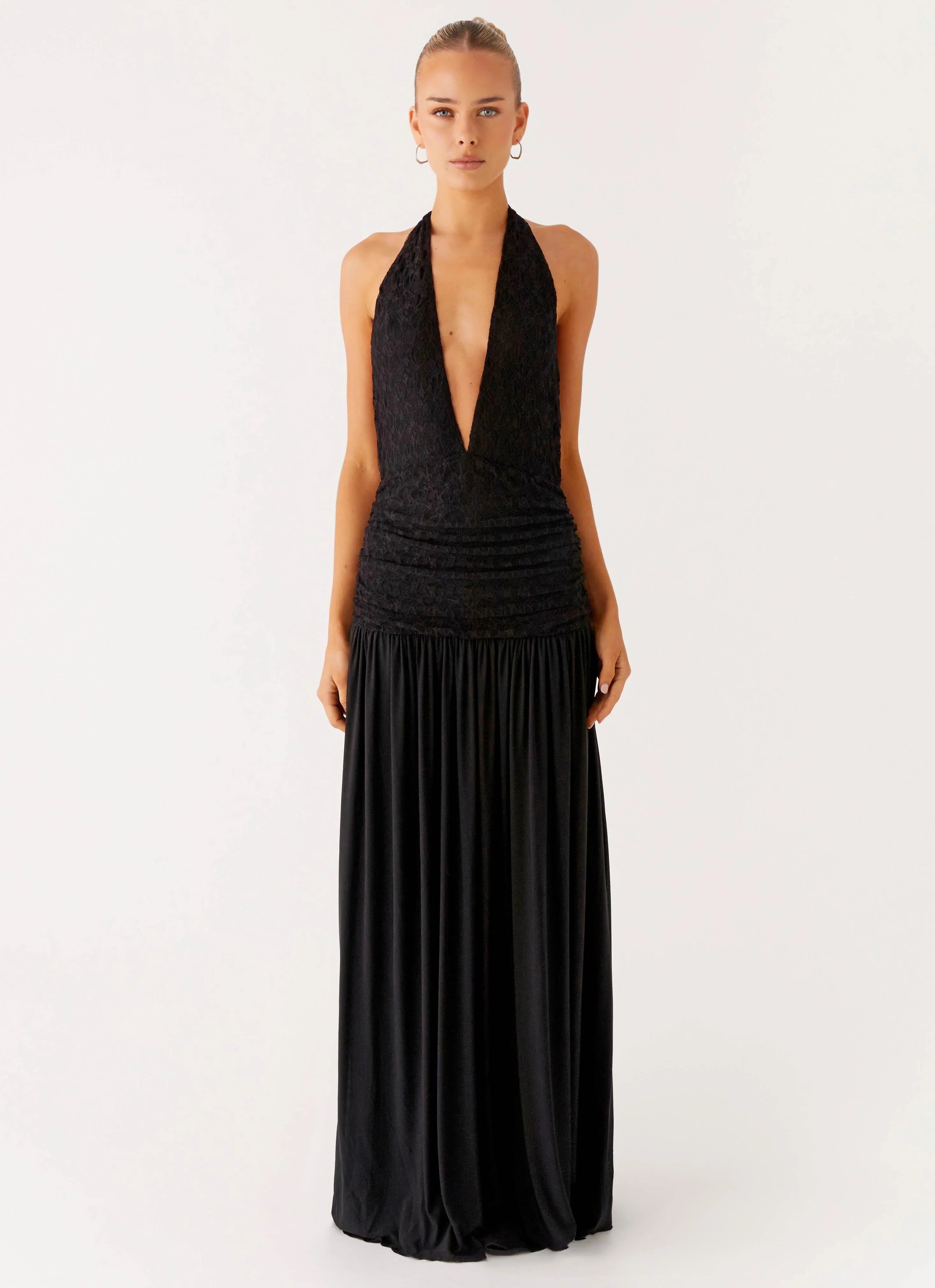 Full Attention Maxi Dress Black