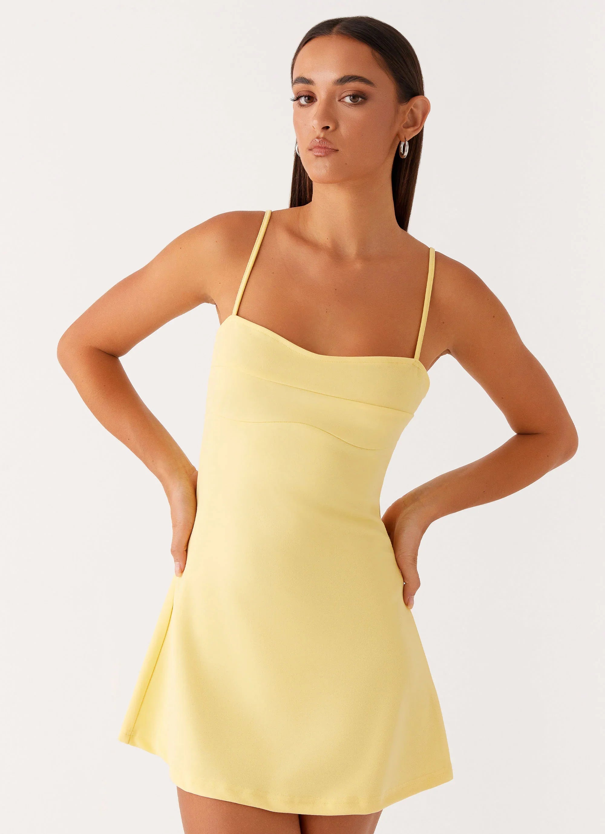 Cindy Mini Dress Yellow
