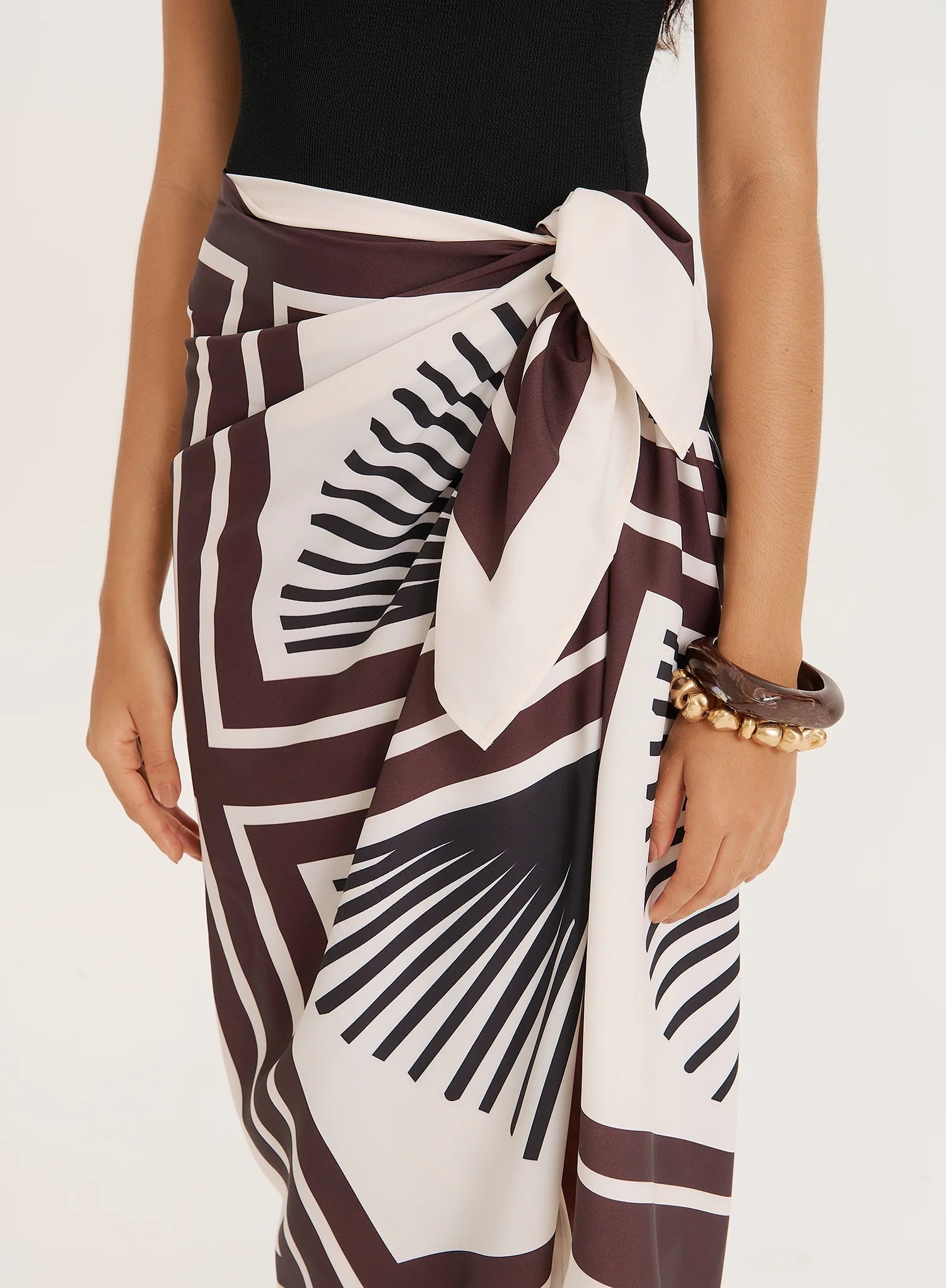Abstract Print Sarong