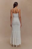 Finley Pointelle Knit Maxi Dress Ivory