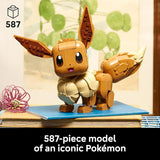 LEGO Pokémon Eevee Collectible Building Set for Adults Ages 18 Posable Pokémon Figure for Display Desk Bookshelf or Home Office Decor Gift for Men Women 72151
