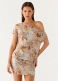 Cinema Mini Dress Desert Blur