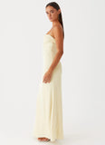 Miss Bloom Maxi Dress Lemon