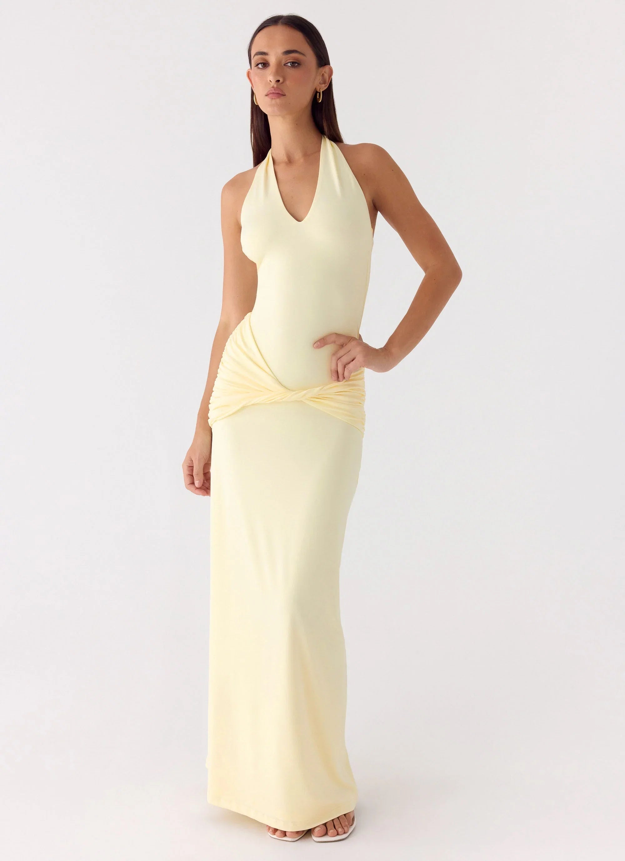 Maribelle Maxi Dress Lemon