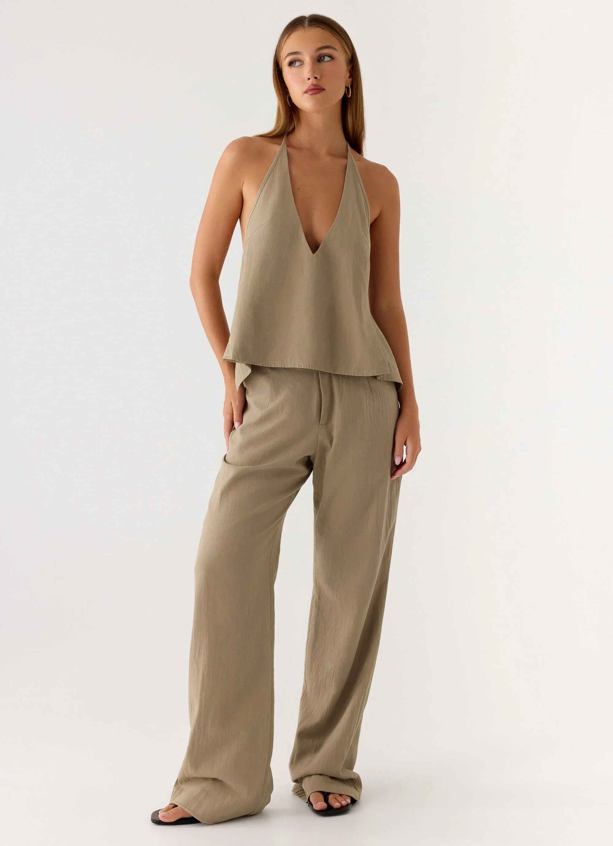 Ingrid Top Sand Brown