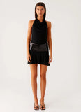Kelsey Sequin Mini Dress Black