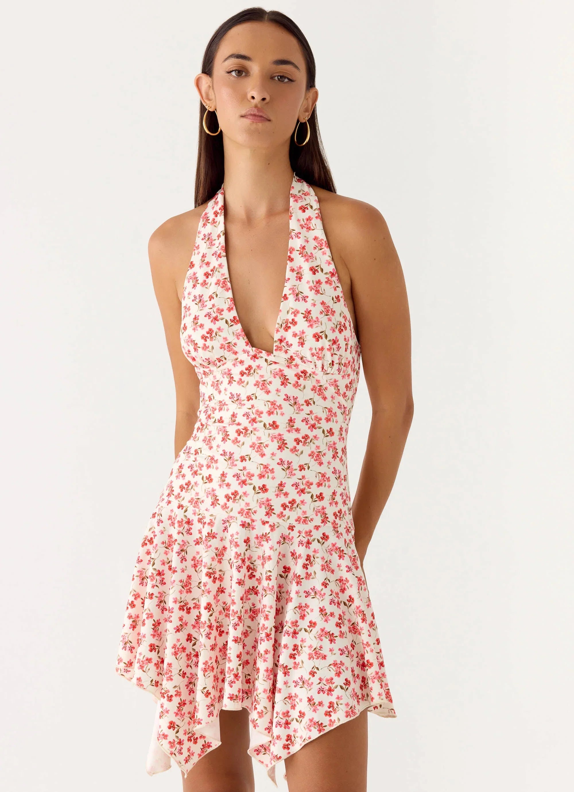 Khrysta Mini Dress Porcelain Rose