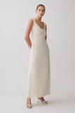 Anisa Scoop Neck Maxi Dress Stripe