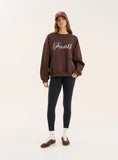 Chocolate Fourth Branded Sweatshirt