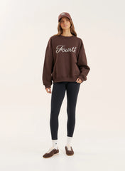 Chocolate Fourth Branded Sweatshirt