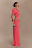 Haven Slinky Twist Top Coral