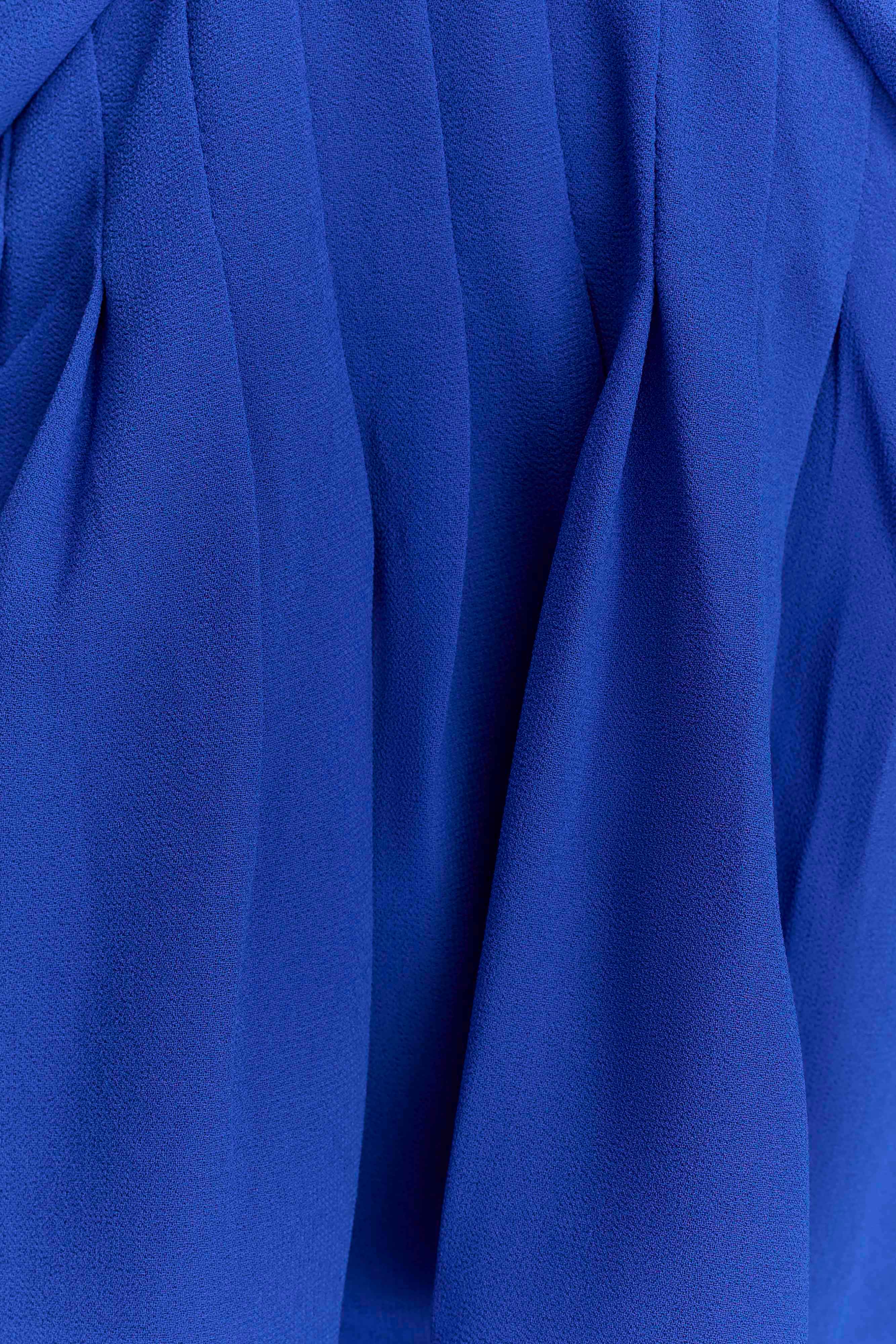 Korra Chiffon Halter Top Cobalt Blue