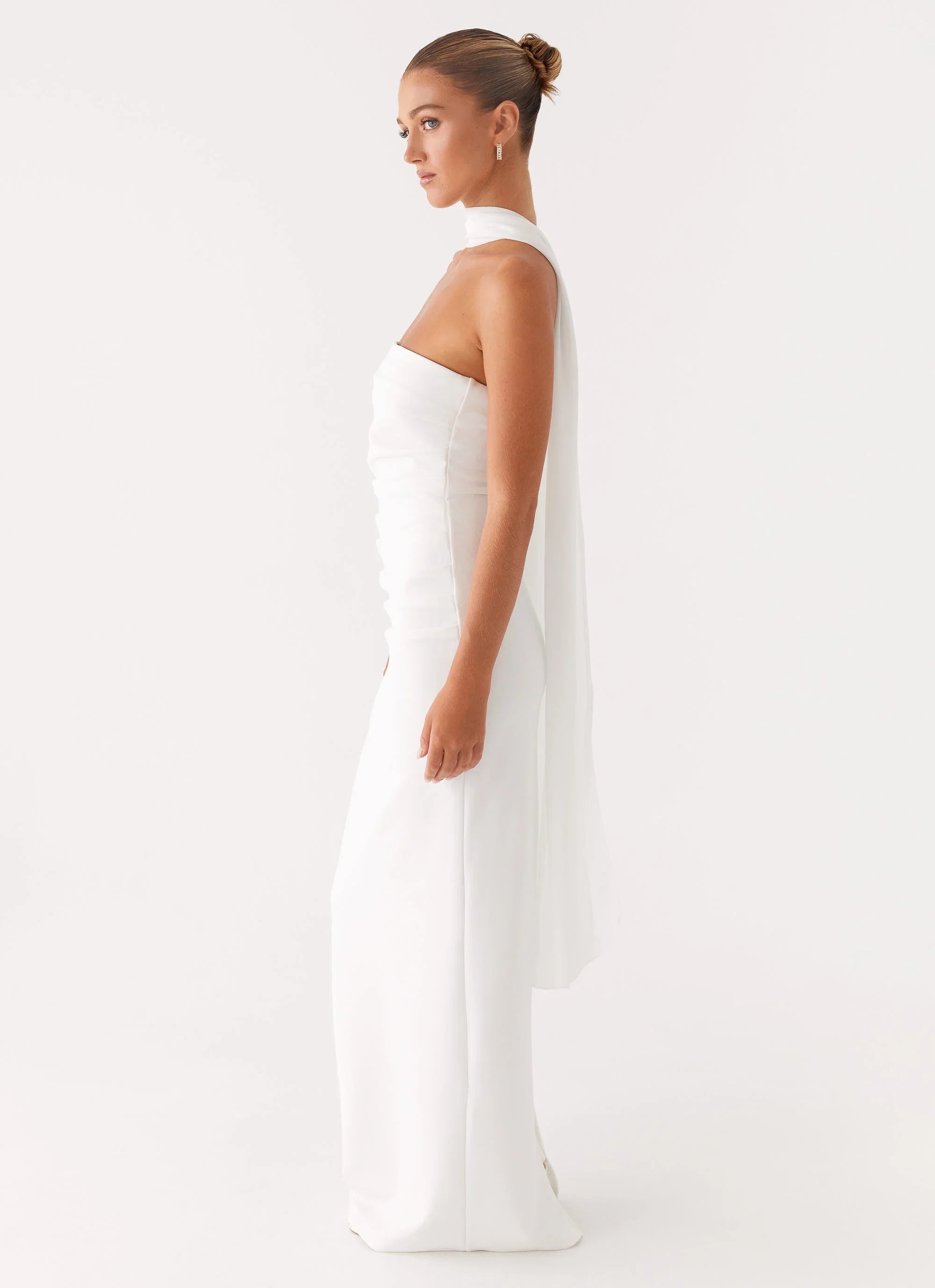 Libra Maxi Dress White