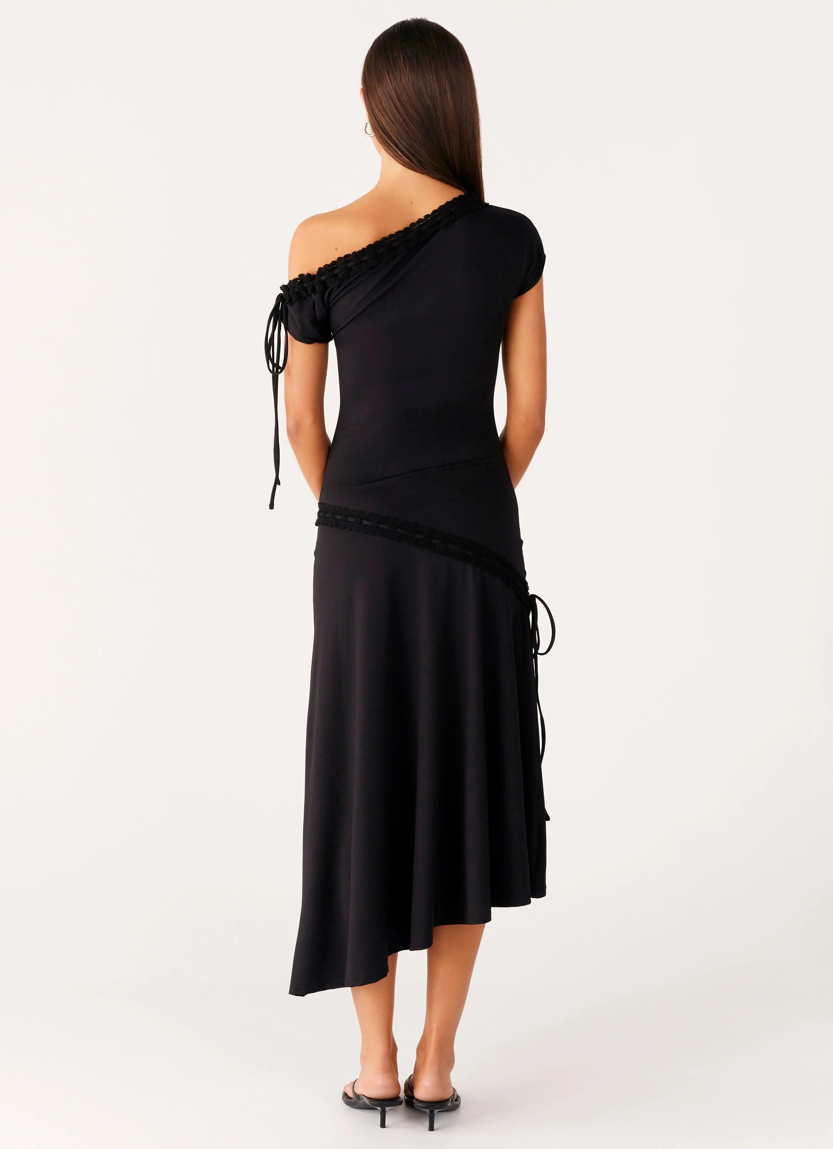 Downtown Midi Dress Black