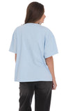 LA Graphic T Shirt in Light Blue