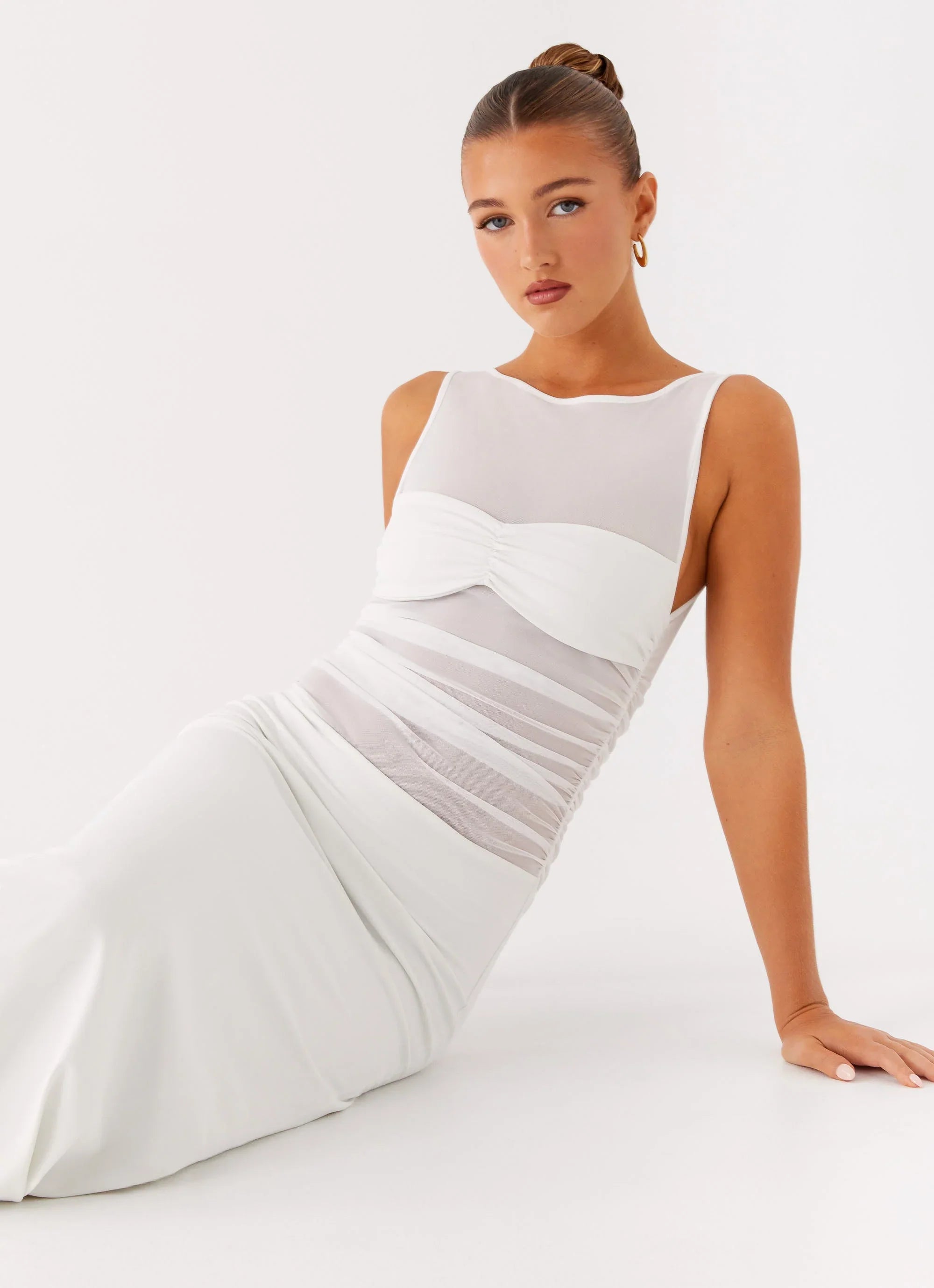 Wesley Maxi Dress Ivory
